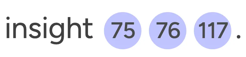 Reasoning with numbered source citations